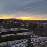 Sunset in Trondheim